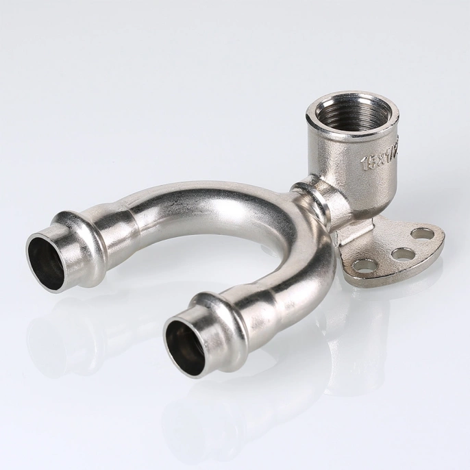 Водорозетка Inox-Press Valtec 15 мм х 1/2" проходная