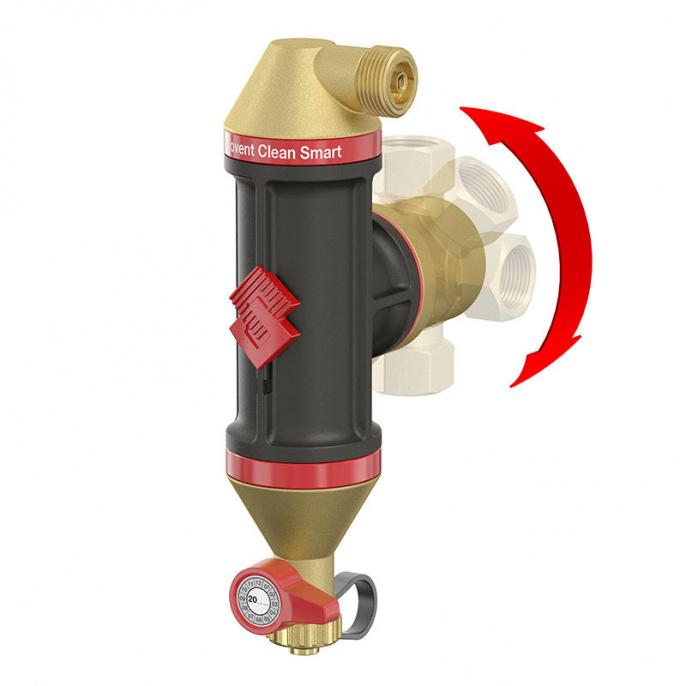Сепаратор воздуха и грязи Flamco Flamcovent Clean Smart 2"