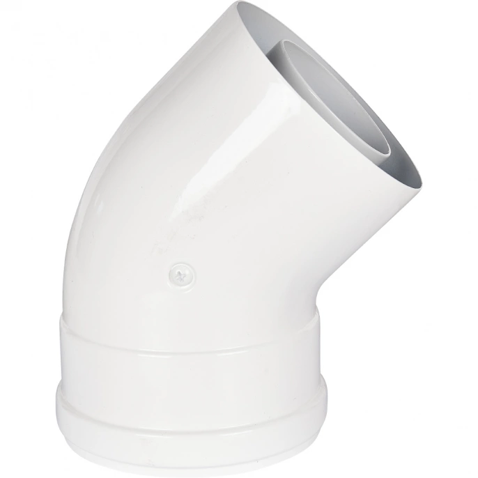 Отвод промежуточный раструбный Rommer 45° D 60/100 (наружный диаметр мама/папа)