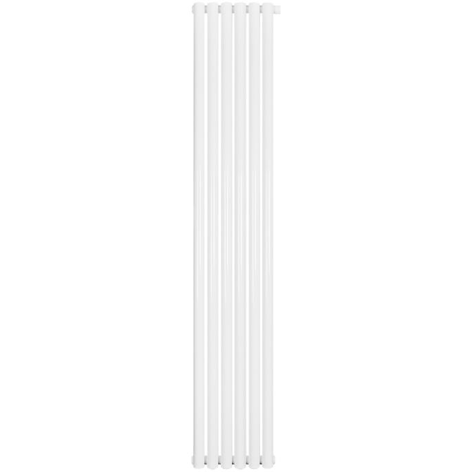 Трубчатый радиатор Stout TUBE ROUND R40 1-1750- 6 секций RT нижнее правое подключение (белый)