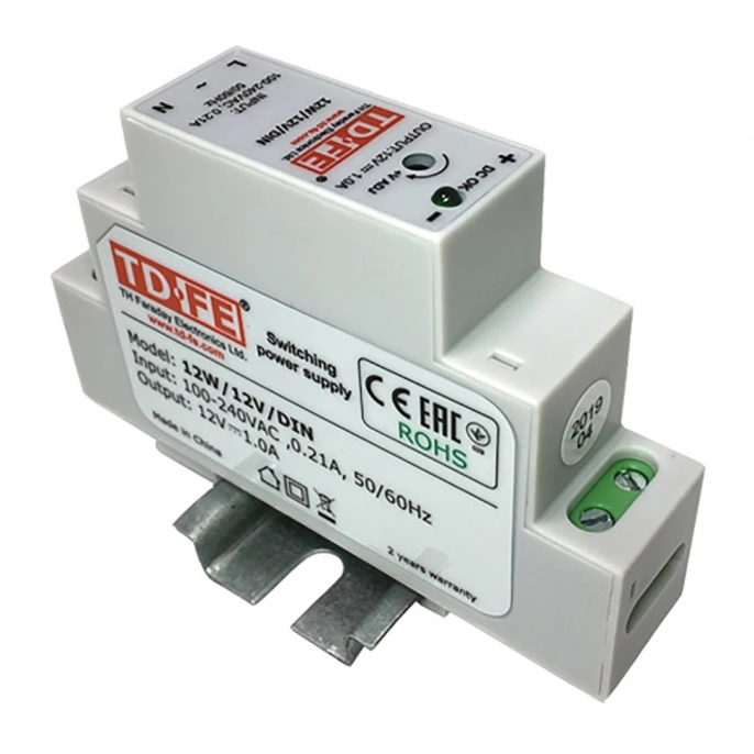 Блок питания MyHeat FARADAY 12W/12V/DIN.