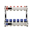 Распределительный коллектор (группа) для отопления Varmega VM15506 ВР 1″, на 6 контуров 3/4″ EK, нержавеющая сталь
