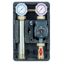 Насосная группа UK с насосом Grundfos UPS 25-60, без смесителя 1" (поколение 8) Meibes