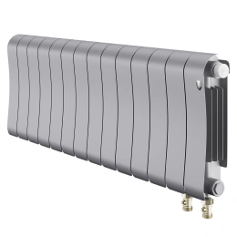Радиатор биметаллический Royal Thermo Infinity 300 Silver Satin VR80 - 14 секций