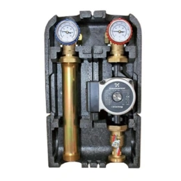 Насосная группа с прямым контуром 1 1/4" с насосом Grundfos UPSO 32-65 в теплоизоляции DN 32, 42kW [DT10°C] Stout
