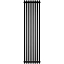 Трубчатый радиатор Stout TUBE QUADRO QV40-1750- 8 секций R нижнее правое подключение (черный матовый муар)