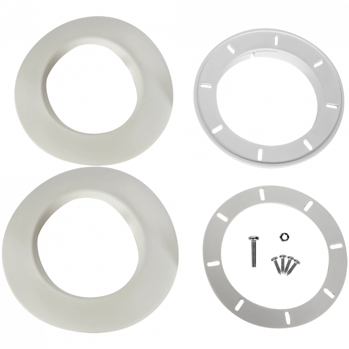 Комплект дымохода Rommer Антилёд D 60/100 - 1000 мм (Bosch,Buderus,Navien S/C/E,Baxi ECO Nova(кроме 31F и 1.31F)/Classic,Fondital) в комп. фланец