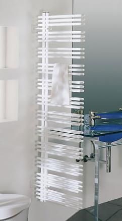 Электрический полотенцесушитель двурядный Zehnder Yucca Asymmetric YADE-170-60/RD (белый)