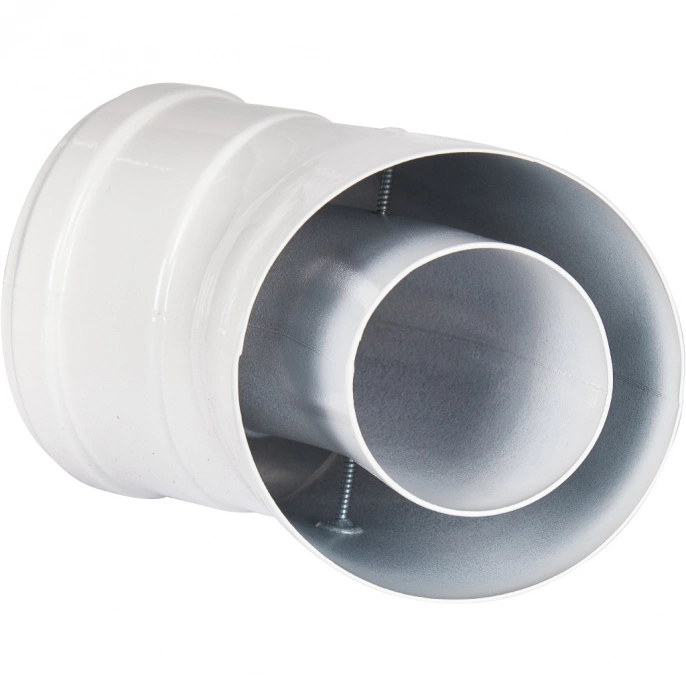 Отвод промежуточный раструбный Rommer 45° D 60/100 (наружный диаметр мама/папа)