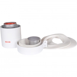 Начальный участок Rommer вертикальный D 60/100 (Baxi (кроме ECO Nova/Classic) хомут в комплекте + втулка D60 L-50