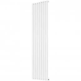 Трубчатый радиатор Stout TUBE ROUND R40 1-1750- 8 секций боковое подключение (белый)