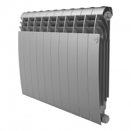 Биметаллический радиатор Royal Thermo BiLiner 500 Silver Satin (10 секций)