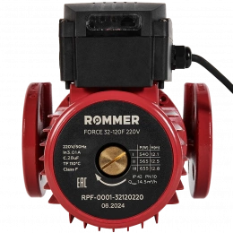 Насос циркуляционный Rommer FORCE 32-120F 220 V фланцевый