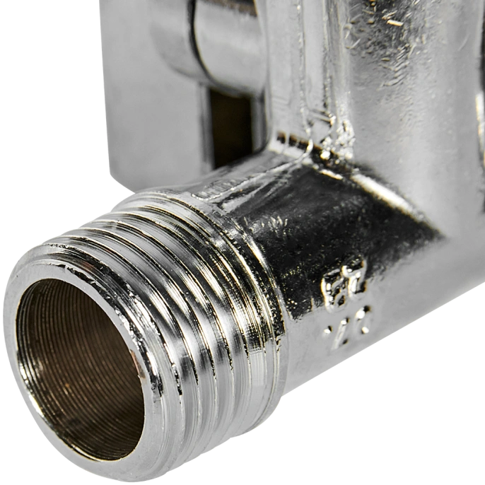 Кран шаровый Bugatti Minnesota 1/2" x 3/4" x 1/2" НР-НР-ВР, 877, трехходовой