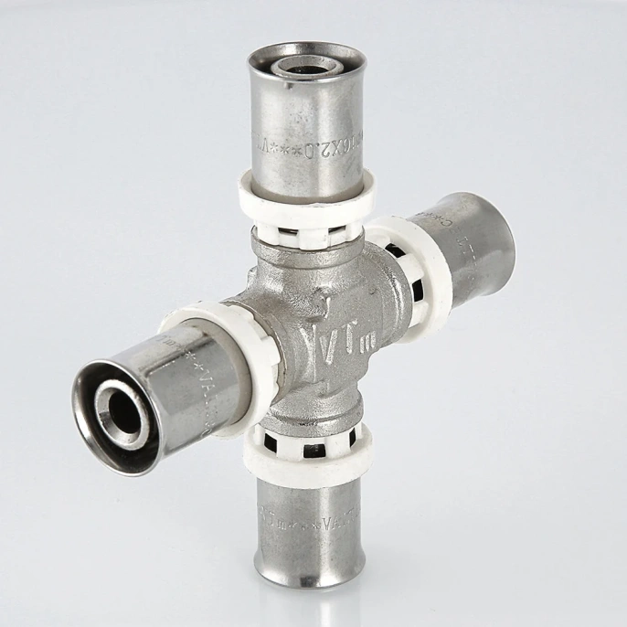 Крестовина пресс Valtec 20 х 16 х 20 х 16 мм