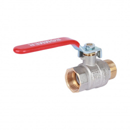 Кран шаровый Rommer 3/4″ ВР-НР, стандартный, ручка-рычаг