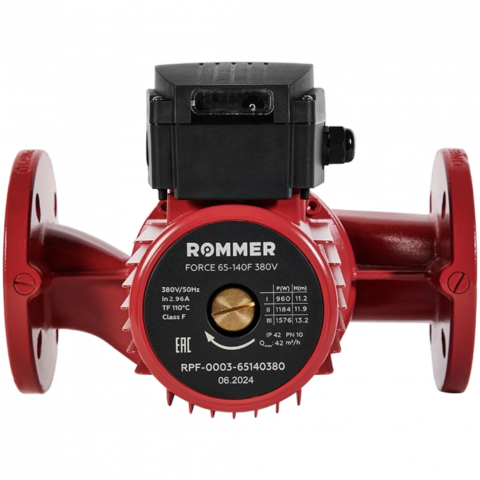 Насос циркуляционный Rommer FORCE 65-140F 380 V фланцевый