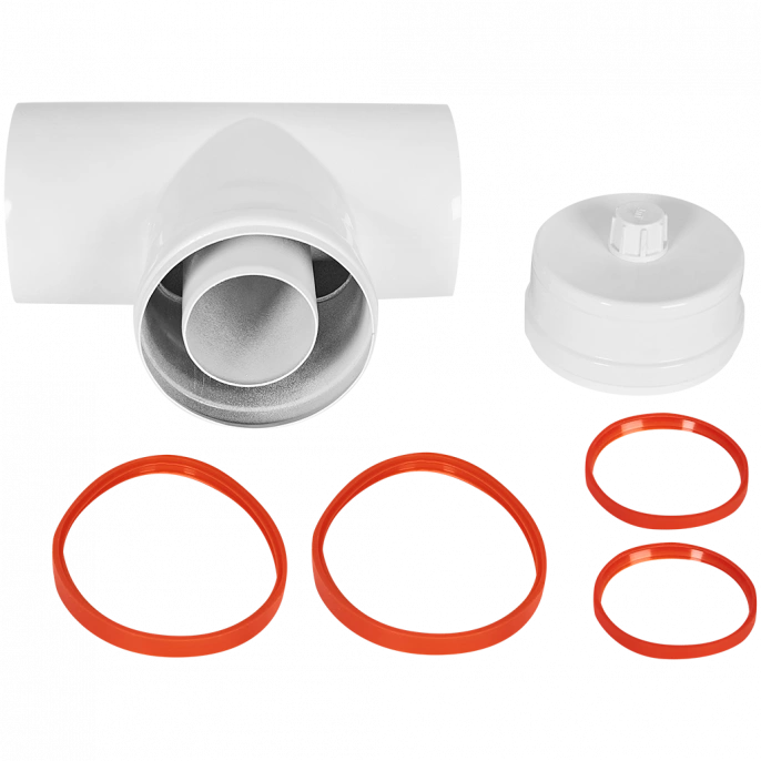 Конденсатоотводчик коаксиальный Т-образный Rommer D 60/100