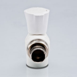 Кран шаровой для радиаторов угловой Tebo D 25 x 3/4"
