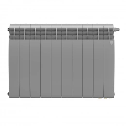 Биметаллический радиатор с нижним подключением Royal Thermo BiLiner Silver Satin 500 V 10 секций